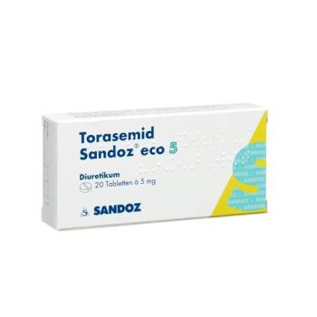 Torasemide Sandoz eco Tabl 5 mg 20 pcs
