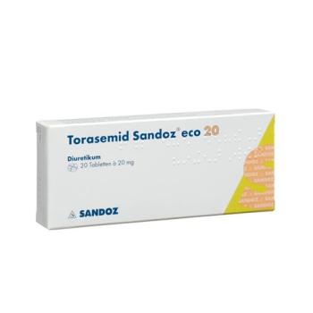 Torasemide Sandoz eco Tabl 20 mg 20 pcs