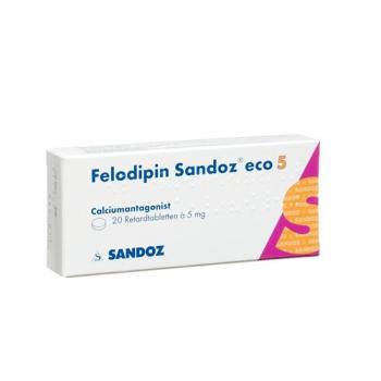 Felodipine Sandoz eco Ret Tabl 5 mg 100 pcs