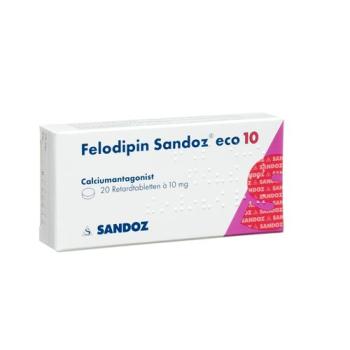 Felodipine Sandoz eco Ret Tabl 10 mg 100 pcs