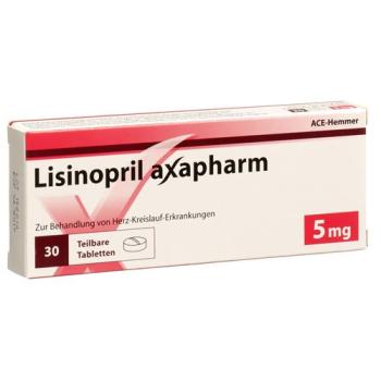 Lisinopril Axapharm Tabl 5 mg 30 pcs