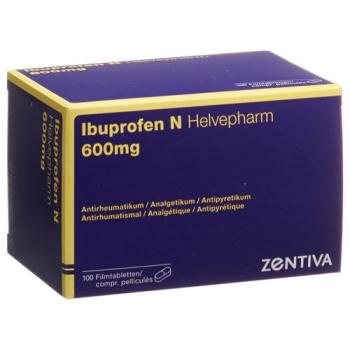 Ibuprofen N Helvepharm Filmtabl 600 mg 100 pcs