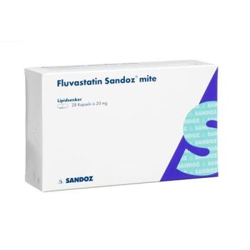 Fluvastatin Sandoz mite Kaps 20 mg 28 pcs