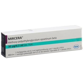 Mircera Inj L&ouml;s 30 mcg/0.3 ml Fertspr
