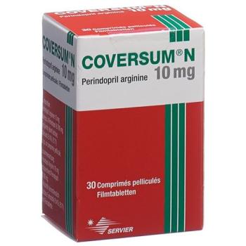 Coversum N film tabl 10 mg bottle 30 pcs