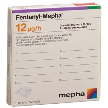 Fentanyl-Mepha Matrixpfl 12 mcg/h 5 pcs