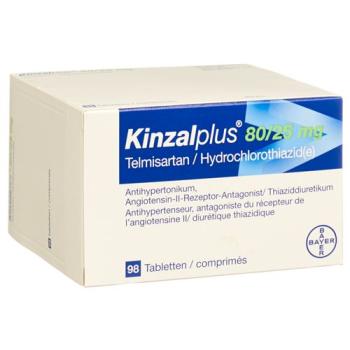 Kinzalplus 80/25 mg 98 tablets 