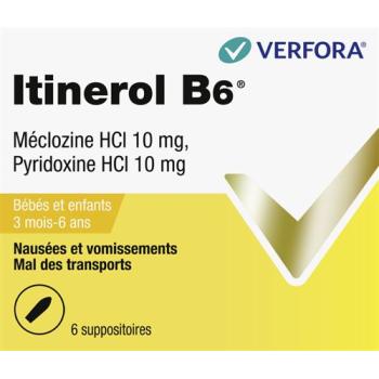 Itinerol B6 Supp B&eacute;b&eacute; 6 pcs