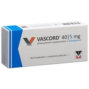 Vascord Filmtablet 40/5 mg 98 pcs
