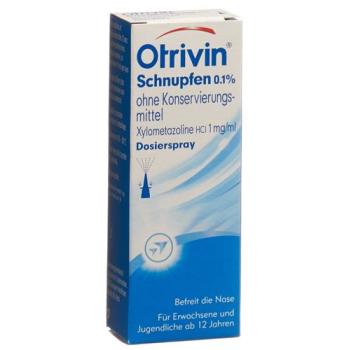 Otrivin Cold Dosing Spray 0.1% without preservatives 10