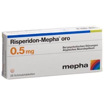 Risperidon-Mepha oro Melting Tabl 0.5 mg 28 pcs