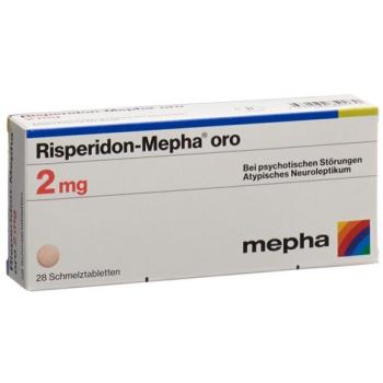 Risperidon-Mepha oro Melting Tabl 2 mg 28 pcs