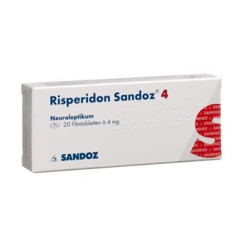 Risperidon Sandoz Filmtabl 4 mg 20 pcs