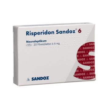 Risperidon Sandoz film tablets 6 mg 60 pcs