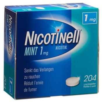 Nicotinell lozenges 1 mg mint 204 pieces