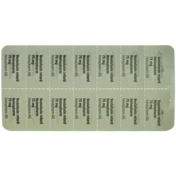 Venlafaxine retard Helvepharm Ret capsules 75 mg 28 pcs