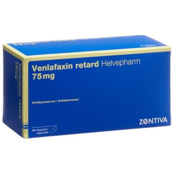 Venlafaxine retard Helvepharm Ret capsules 75 mg 98 pcs