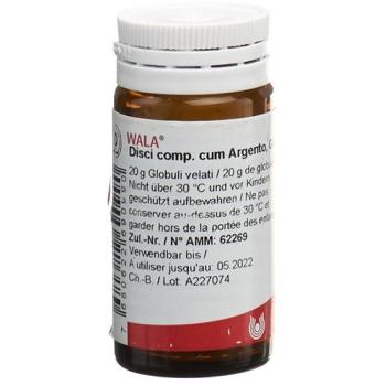 Wala Disci comp. cum Argento Glob Bottle 20 g