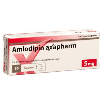 Amlodipine Axapharm Tabl 5 mg 30 pcs