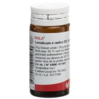 Wala Levisticum e radice Glob D 3 Fl 20 g