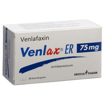 Venlax ER Ret Kaps 75 mg 98 pcs