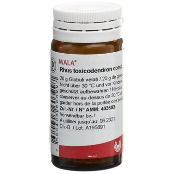 Wala Rhus toxicodendron comp. Glob bottle 20 g