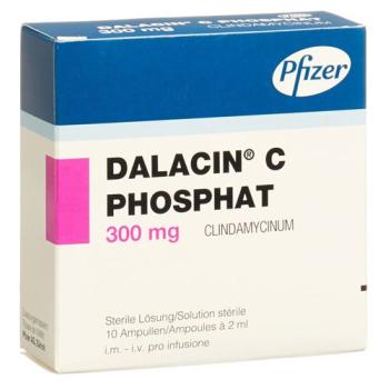 Dalacin C Phosphate Inj Loes 300mg 10amp 2ml