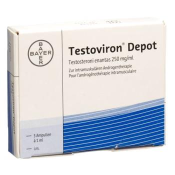 Testoviron Depot Inj L&ouml;s 250 mg i.m. Amp 3 pcs