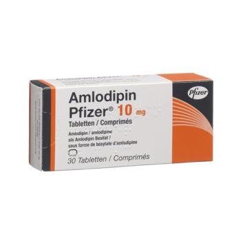 Amlodipine Pfizer Tabl 10 mg 30 pcs