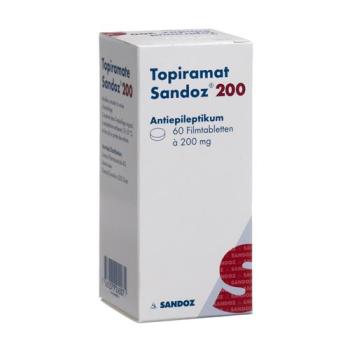 Topiramat Sandoz Filmtabl 200 mg Ds 60 pcs