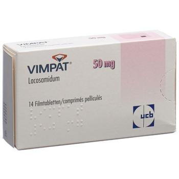 Vimpat Filmtablet 50 mg 14 pcs