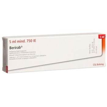 Berirab Inj L&ouml;s 750 IU/5ml Fertspr 5 ml
