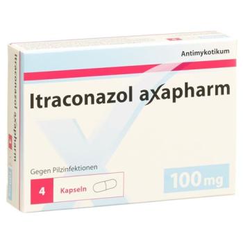 Itraconazole Axapharm 4 caps 100 mg 4 pcs