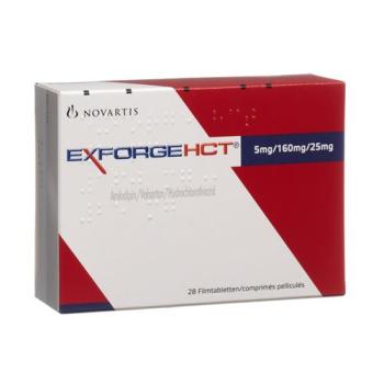 Exforge HCT Filmtablet 5mg/160mg/25mg 28 pcs