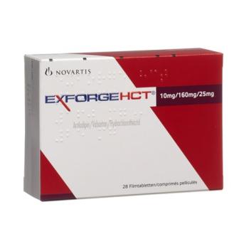 Exforge HCT Filmtablet 10mg/160mg/25mg 98 pcs