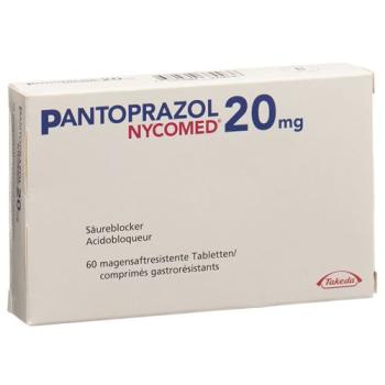 Pantoprazole Nycomed Filmtabl 20 mg 60 pcs