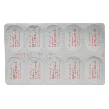 Galvumet Filmtablet 50/1000 mg 60 pcs