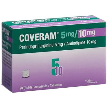 Coveram Tabl 5/10 mg Ds 90 pcs
