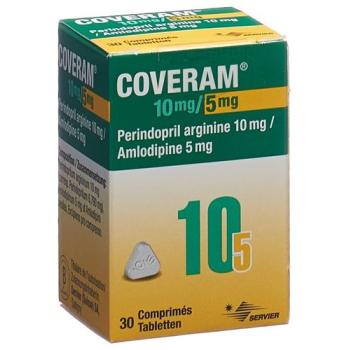 Coveram Tabl 10/5 mg Ds 30 pcs