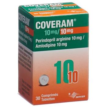 Coveram Tabl 10/10 mg Ds 30 pcs