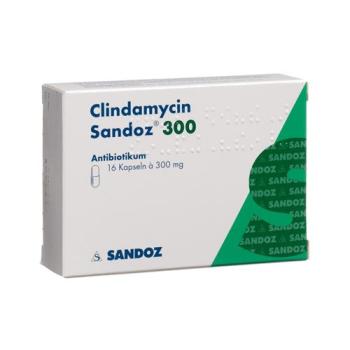 Clindamycin Sandoz Kaps 300 mg 16 pcs