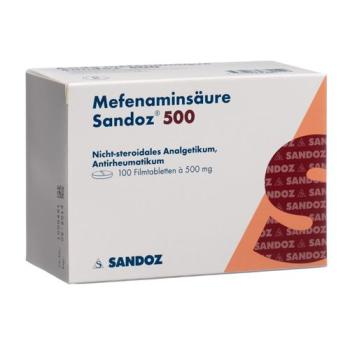 Mefenamic acid Sandoz 500 mg 100 pcs