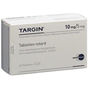 Targin Ret Tabl 10 mg/5 mg 60 pcs