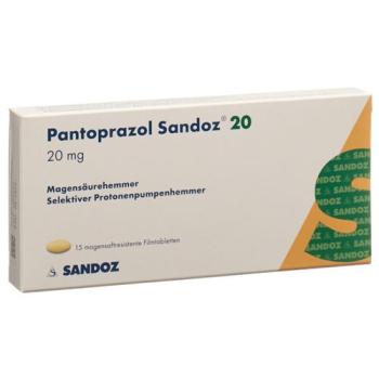 Pantoprazole Sandoz Filmtabl 20 mg 15 pcs