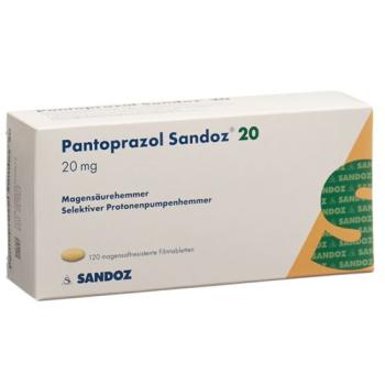 Pantoprazole Sandoz Filmtabl 20 mg 120 pcs