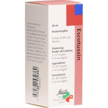 Escotussin drops bottle 20 ml