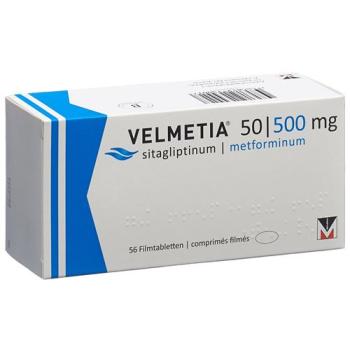 Velmetia 50/500 mg 56 filmtablets