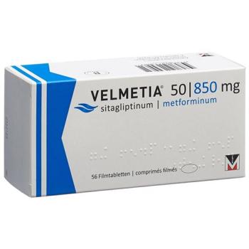 Velmetia 50/850 mg 56 filmtablets