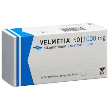 Velmetia 50/1000 mg 56 filmtablets