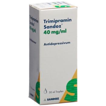 Trimipramine Sandoz drops 40 mg/ml bottle 30 ml